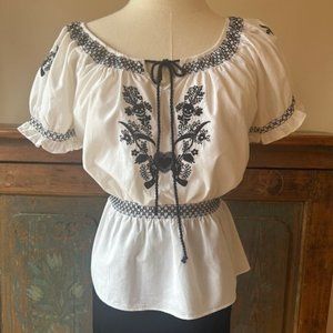Vintage Betsey Johnson Peasant Blouse